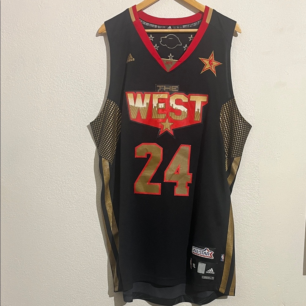 Adidas Black and Gold West Jersey
